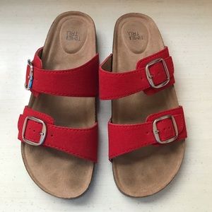 Red Sandals